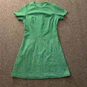 Green vintage dress